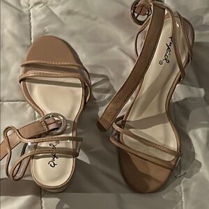 Beige Strappy Sandals